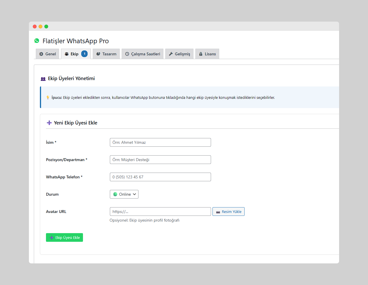 WordPress WhatsApp Butonu Eklentisi