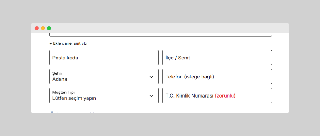 WooCommerce Fatura Bilgisi Nasıl Toplanır? TC Kimlik ve Vergi Numarası Rehberi