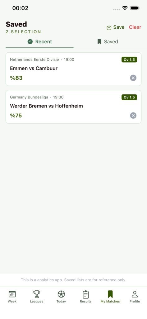 FutbolSkor Ekran Görüntüsü 2