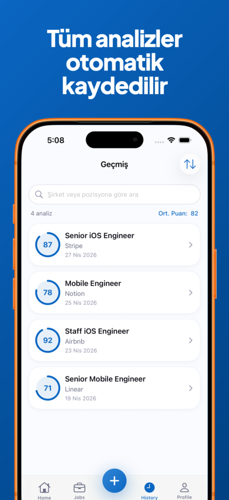 CVCrafter – YZ CV Oluşturucu