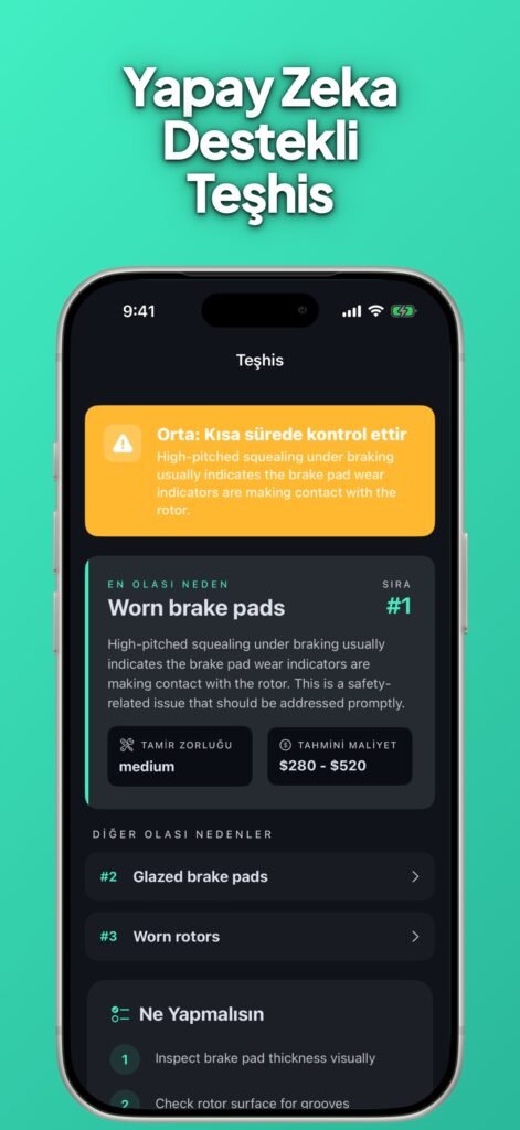 Motorii - AI Oto Tamirci